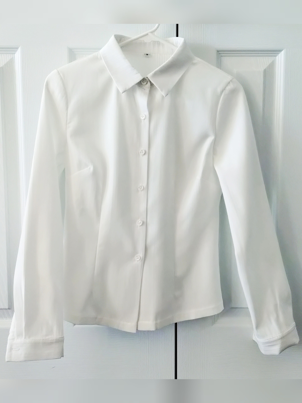 Classic White Button-Down Women's Shirt